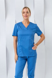 Топ женский Dr. Nice, хирургический, голубой, 50