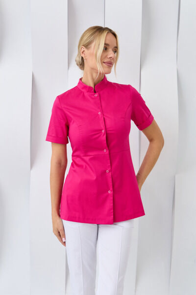 Туника женская Dr. Nice на кнопках, малиновый, 44 - фото 1