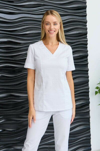 Топ женский Dr. Nice, хирургический, белый, 52 - фото 1