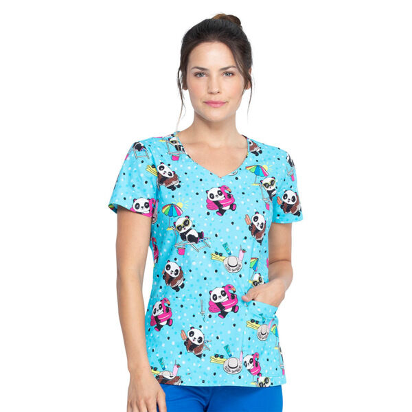 Топ женский Dickies DK700, с пандами, XS