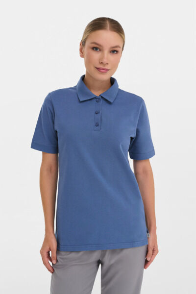 Поло женское Тезис TZ050, серо-голубой, 52 - фото 0