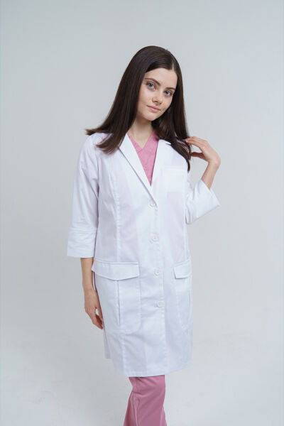 Халат женский Тезис TZ120, белый, 42 - фото 0