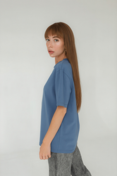 Футболка женская Тезис, синий, 48-50 - фото 1