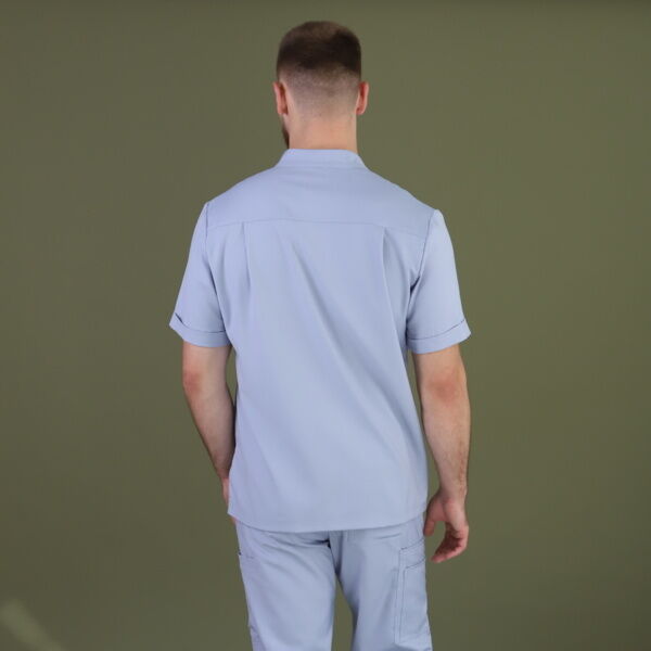 Рубашка мужская на молнии TZ700, серый, 48 - фото 1