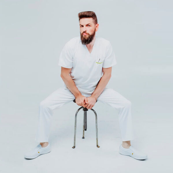 Туника мужская 245 Vermont, R150 белый, L - фото 2