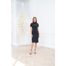 Платье Dr. Nice «Beauty» со стойкой, черный, 50