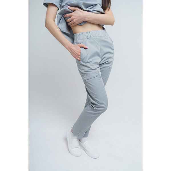 Брюки женские Тезис TZ210, серый, 52 - фото 1