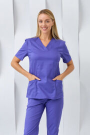 Топ женский Dr. Nice, хирургический, сиреневый, 48