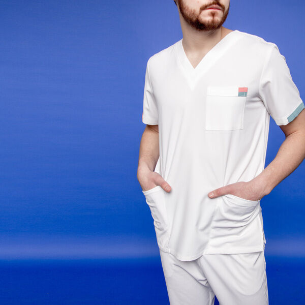 Туника мужская 258 Michigan, R150 белый, 3XL - фото 1