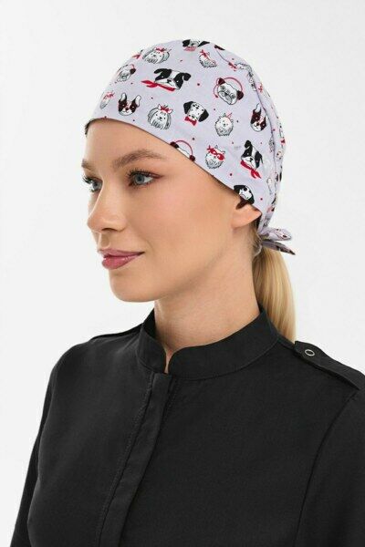 Шапочка медицинская Тезис TZ002, принт 