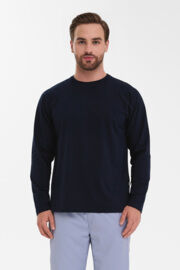 Лонгслив мужской Тезис TZ512, темно-синий, 50