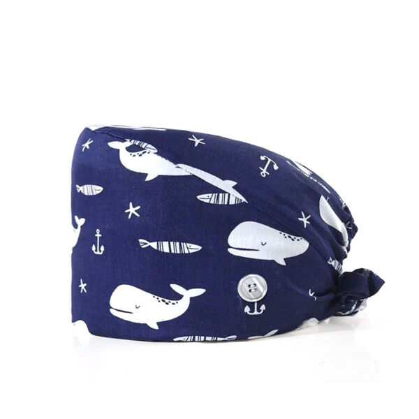 Шапочка медицинская, принт 