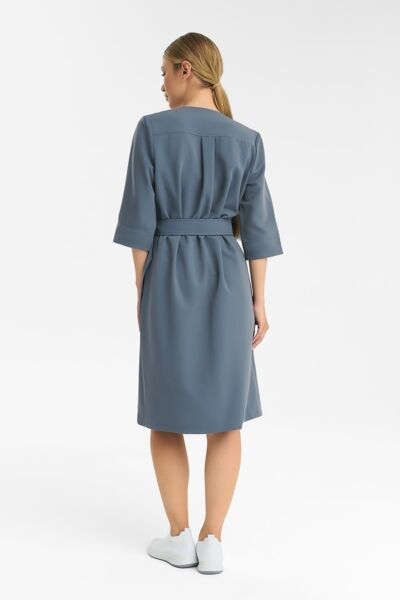 Халат-платье Тезис TZ150, синий, 42 - фото 4