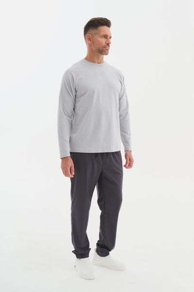 Лонгслив мужской Тезис TZ512, серый, 48 - фото 1