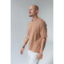 Футболка мужская Тезис, бежевый, 52-54