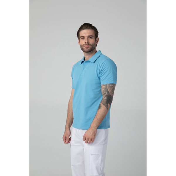 Поло мужское, голубой, 56 - фото 3