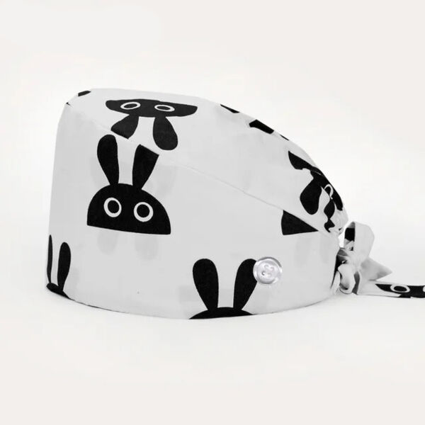 Шапочка медицинская, принт 