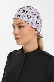 Шапочка медицинская Тезис TZ002, принт "Собачки", серый