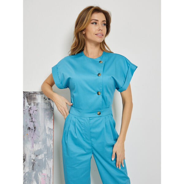 Комбинезон женский Dr. Nice «Beauty», серо-голубой, 42-44 - фото 1