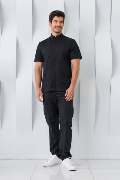 Туника мужская Dr. Nice, на молнии, черный, 58 - фото 2