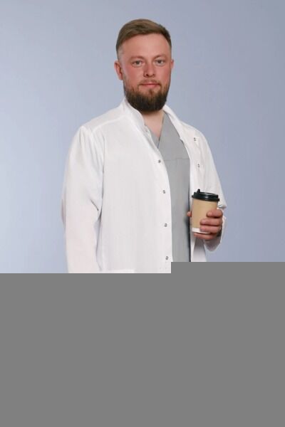 Халат мужской 550, длинный рукав, белый, 62 - фото 0