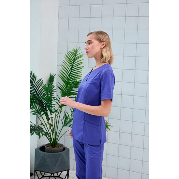 Туника женская Dr. Nice, хирургическая, сиреневый, 46 - фото 2