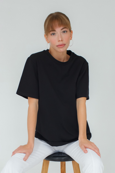 Футболка женская Тезис TZ111, черный, 44-46 - фото 1