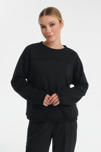 Свитшот женский Тезис TZ113, tangle, черный, 52-54 Свитшот женский Тезис TZ113, tangle, черный, 52-54