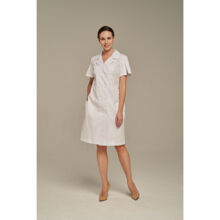 Халат женский Dr. Nice двубортный, белый, 46