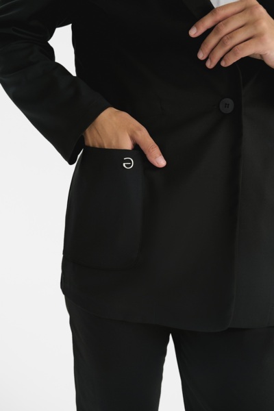 Пиджак женский Тезис TZ230, черный, 50 - фото 2