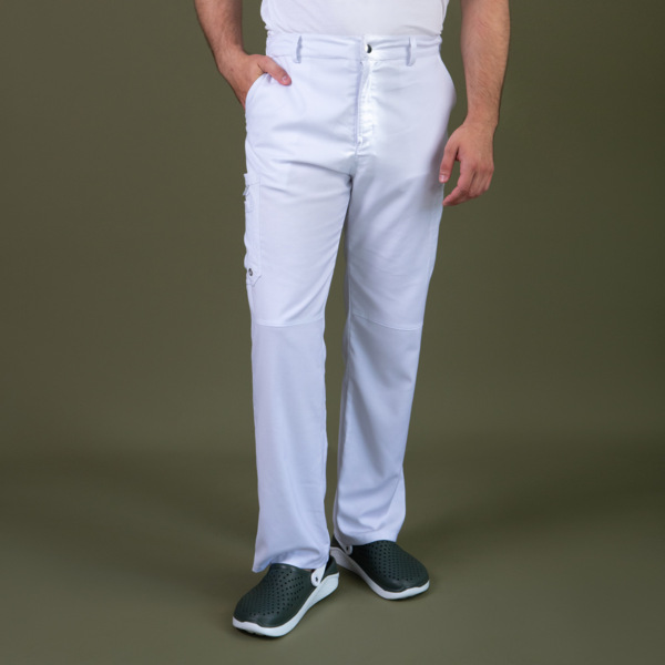 Брюки мужские Тезис TZ610, белый, 52 - фото 1