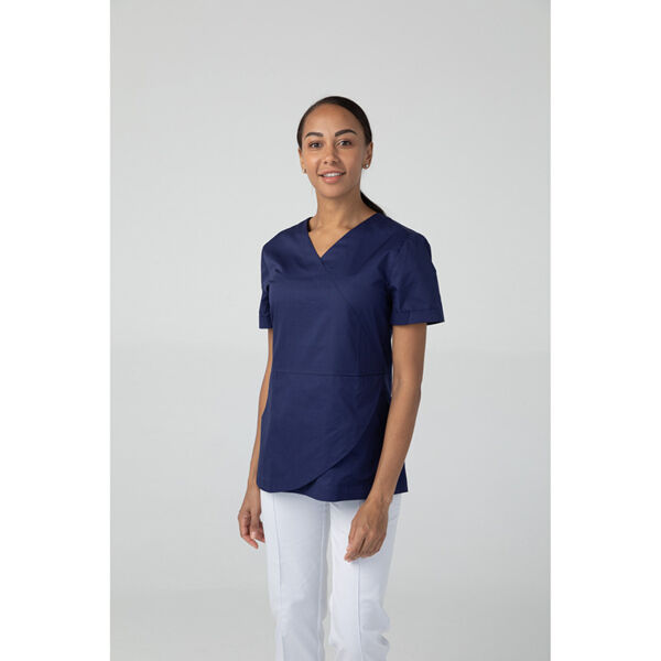 Туника женская Dr. Nice, короткий рукав, синий, 48 - фото 3