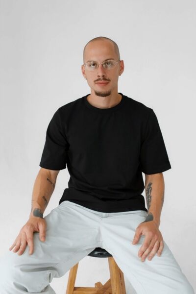 Футболка мужская Тезис TZ510, черный, 54-56