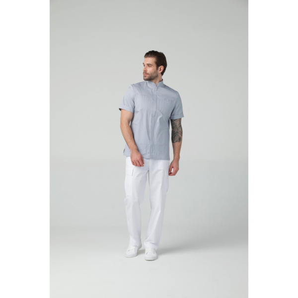 Туника мужская Dr. Nice, на молнии, серый, 56 - фото 5