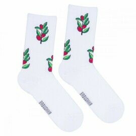 Носки женские, "Олива", белый, 36-40