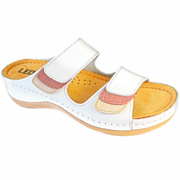 Тапочки-сабо Леон 904, женские, белые, 39