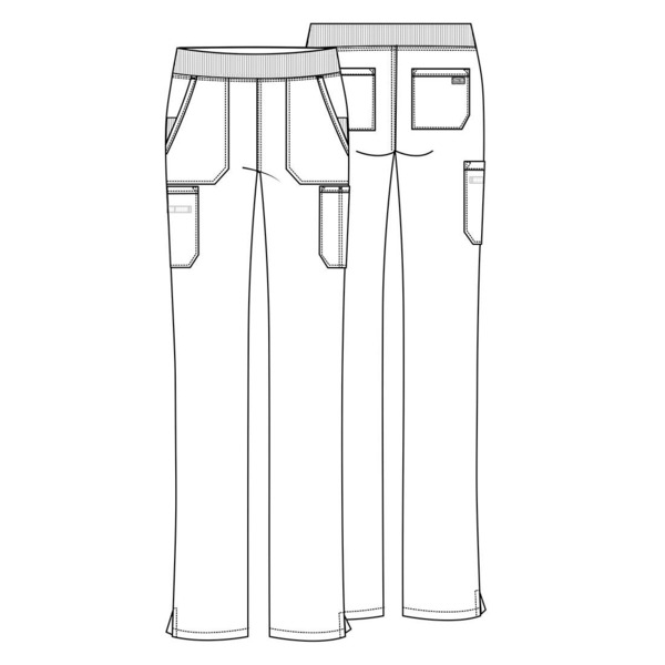 Брюки женские Cherokee WW210, бирюзовый, L - фото 4