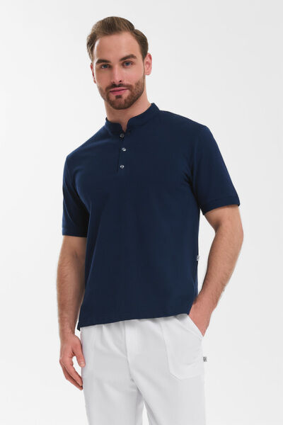 Поло мужское Тезис TZ560, темно-синий, 50 - фото 0