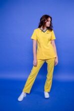 Брюки женские, R126 лимонно-желтый, XL