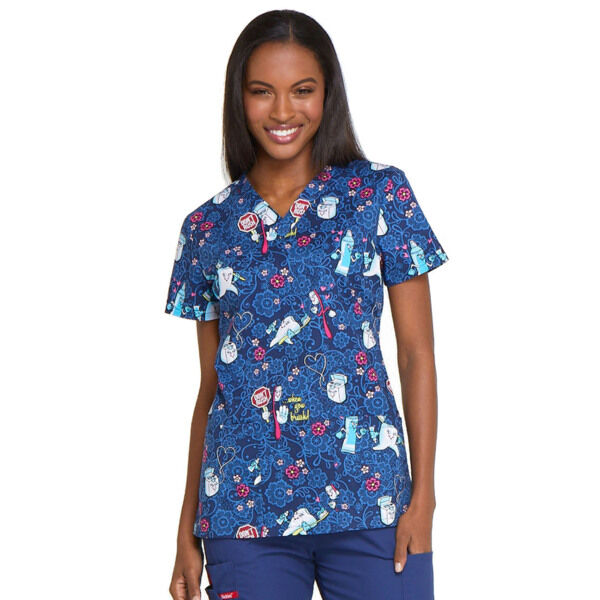 Топ женский Dickies DK704, зубная щётка, XS - фото 0