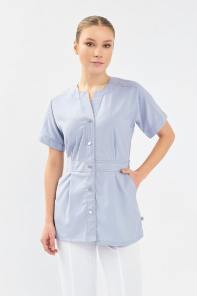 Рубашка женская Тезис TZ462, серый, 48 - фото 0