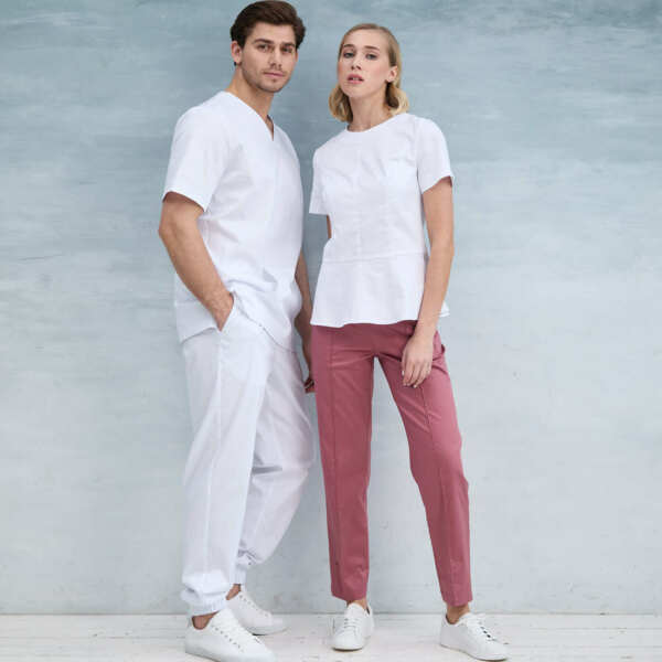 Брюки женские Dr. Nice «ШОВ», пыльно-розовый, 44 - фото 3