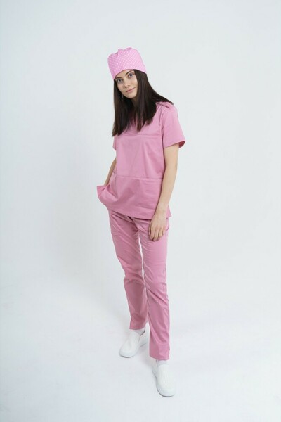 Брюки женские Тезис TZ210, розовый, 52 - фото 3