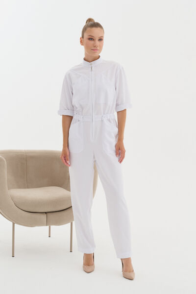 Комбинезон женский Тезис TZ490, белый, 42 - фото 1