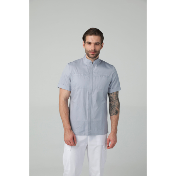 Туника мужская Dr. Nice, на молнии, серый, 56 - фото 3