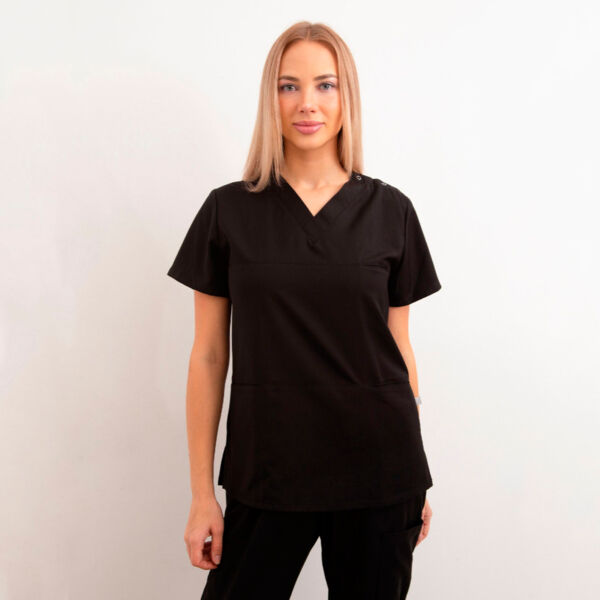 Туника женская Тезис TZ300, черный, 48 - фото 0