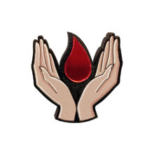 Значок "Капелька крови", оргстекло