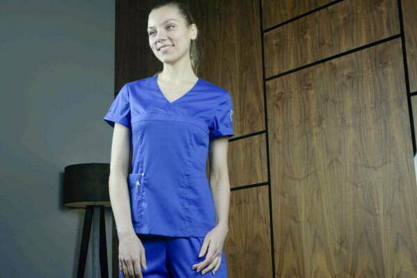 Блуза женская «Альфа», василек, 42 - фото 3