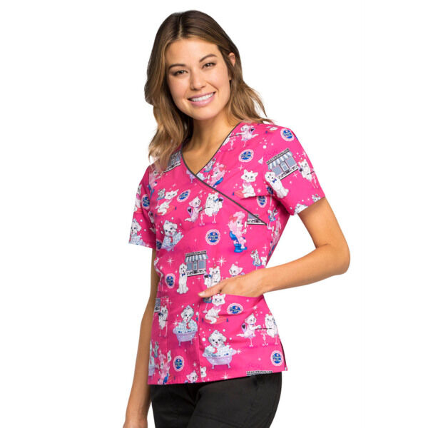 Топ женский Cherokee CK614, котики-собачки, XL - фото 1