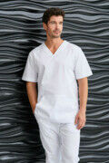Туника мужская Dr. Nice с накладным карманом, белый, 50